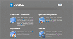 Desktop Screenshot of bluebox-cms.cz