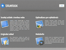 Tablet Screenshot of bluebox-cms.cz